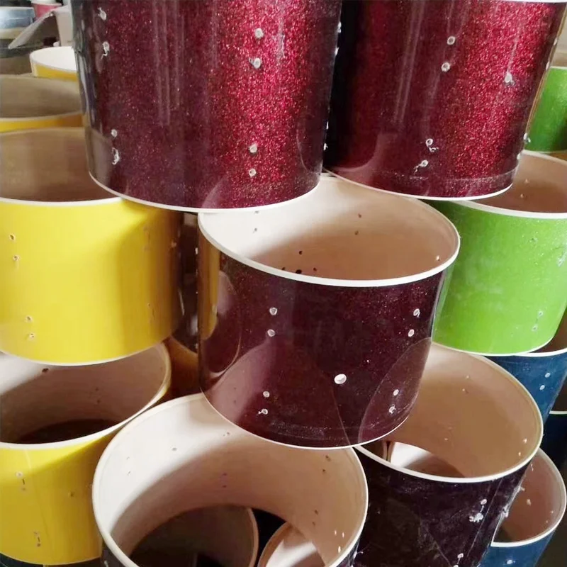 Raw Drum Shell with PVC