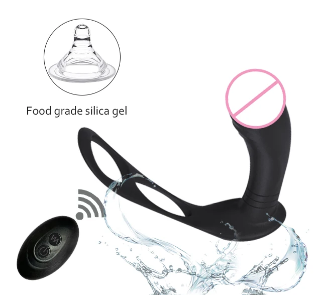 Factory Remote Control Anal Plug for Men Male Masturbation Toy Butt Plug Vibrator Vibrating Butt Plug