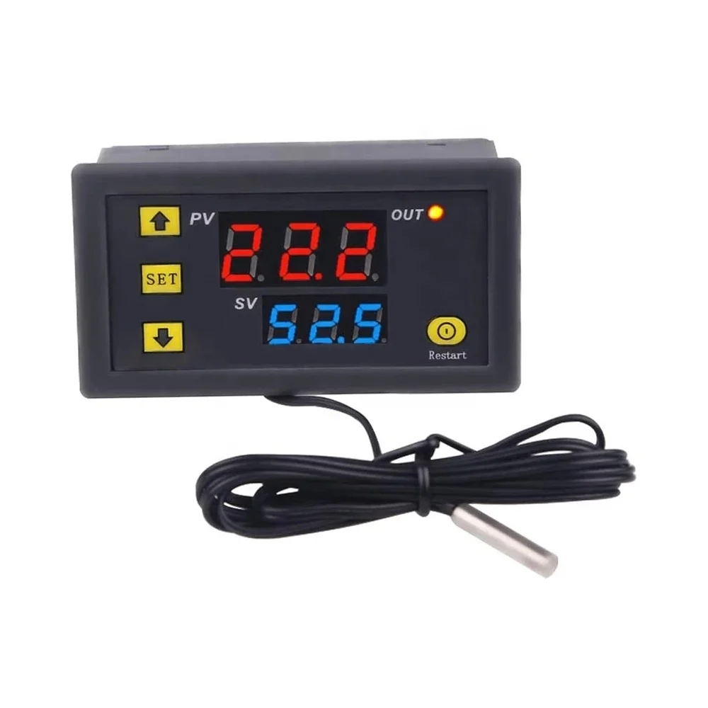 Digitale Temperatuurregelaar, 220VAC Digitale Displaythermostaat Met Hoge Nauwkeurigheid 0 999℃ Voor Metallurgie