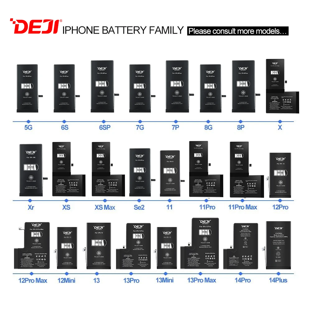 DEJI High Capacity China Mobile Battery for Iphone 12 Pro Max