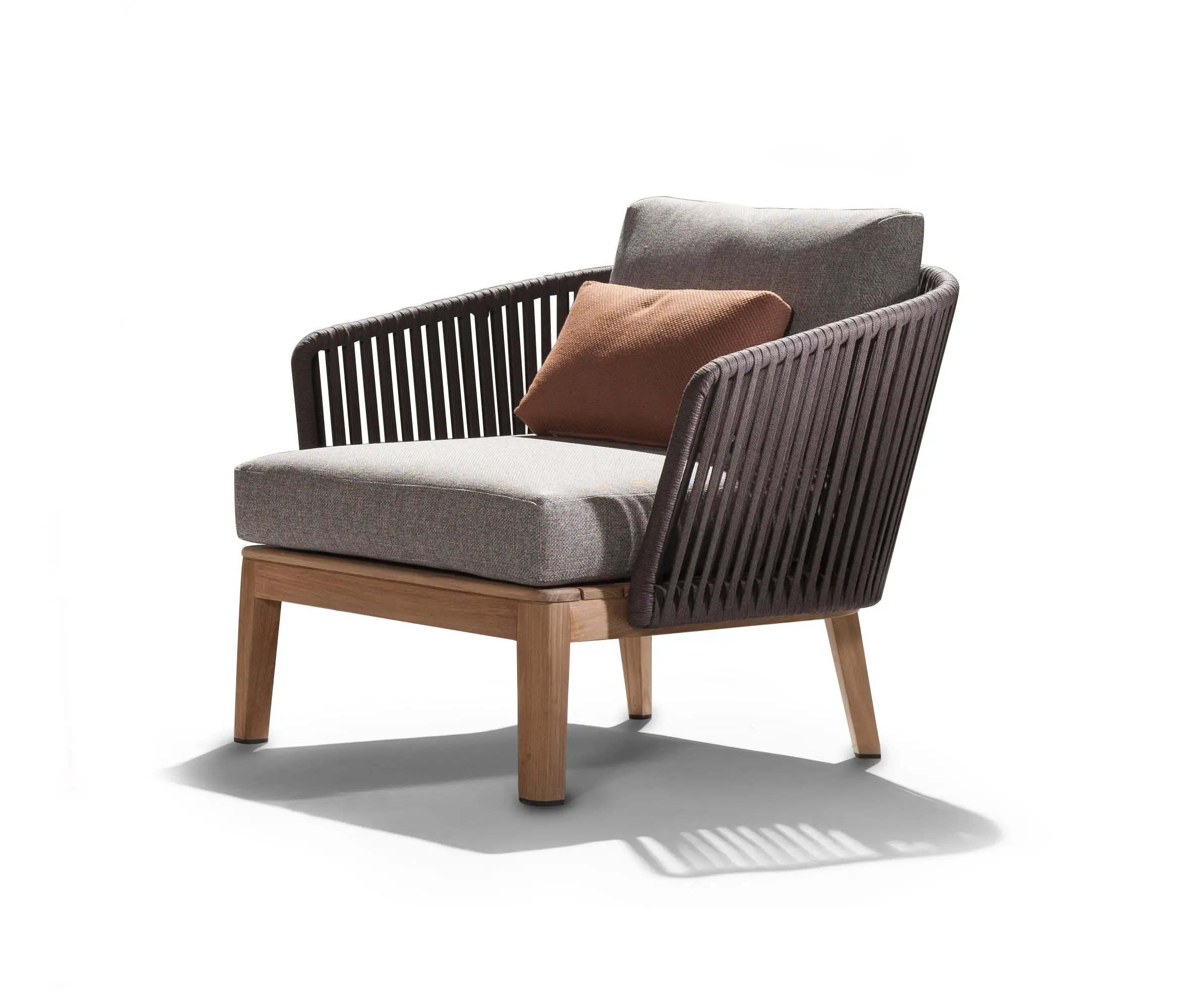 Factory Company Teak Wood Sofa Set Outdoor Garden Furniture Roof Top Patio Sofa Furniture Design