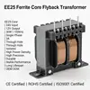EE25 Noyau 24V Entrée 12V Sortie 30W 100kHz