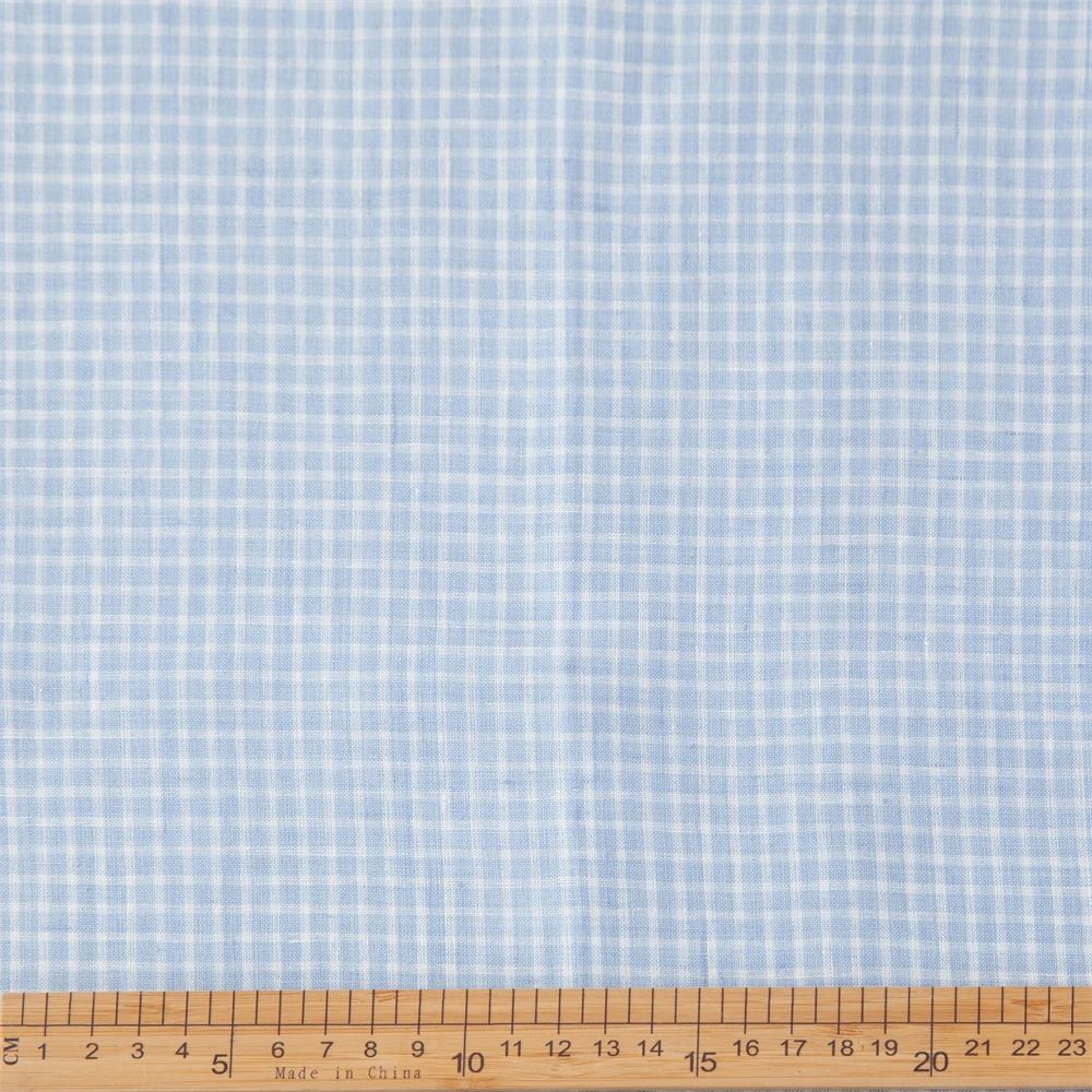 Более мягкая 100% льняная ткань, 125 gsm, чистый Европейский лен, OEKO-Tex сертифицирован для одежды, проверьте шаблон