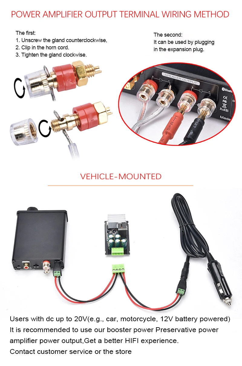 BRZHIFI tpa3116 DP1 subwoofer Audio Amplifier 2.1 amplifier board  BT 5.0 Digital Mini HiFi 50W*2 100W class d amplifier board supplier