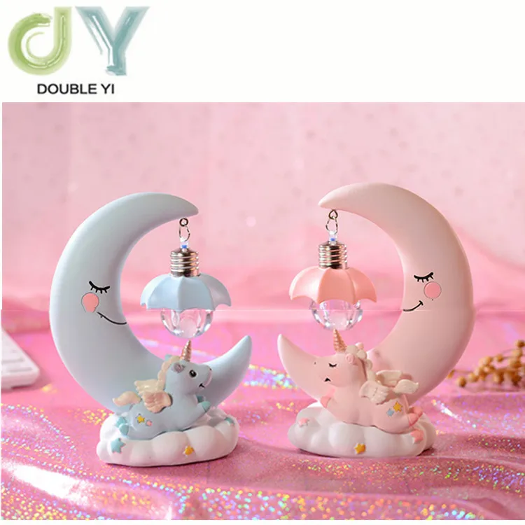 Atacado Resina Unicórnio Noite Lâmpada Ins Donzela Anjo Luz Da Lua - Buy  Unicórnio Presentes,Lâmpada No Quarto,A Luz Da Lua Dos Desenhos Animados  Product on Alibaba.com