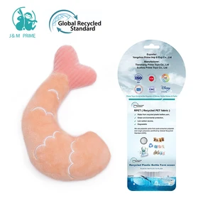 Wholesale Pet Products Dog Squeaky Toys Fish Shape Plush Dog Toy