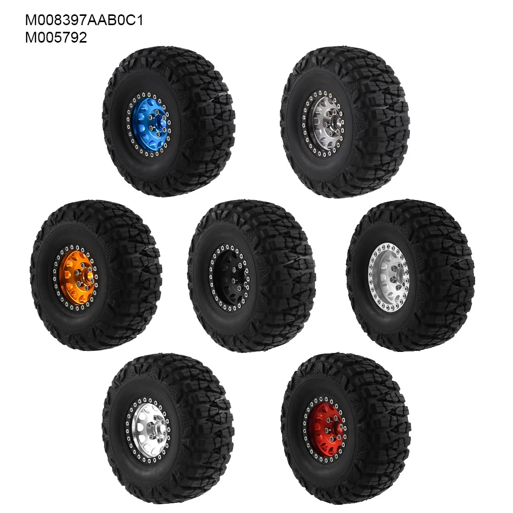 Оригинальный металлический 1 9 дюймов колесные диски ступицы резиновые шины набор для осевой TRX-4 1/10 RC гусеничная модель автомобиля запчасти