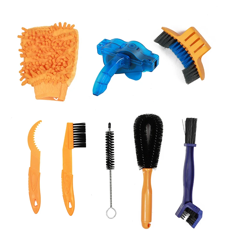 WEST BIKING Bike Tool Cleaning Brush Gear Free Wheel Brush Cleaner Outdoor  Motorcycle Bicycle Chain Clean Tools Set Kit