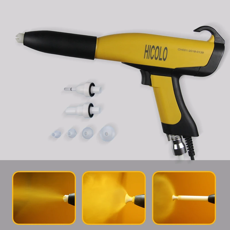 KF-X1 Hopper Type Electrostatic Epoxy Powder Coating Machine Powder Spray Gun