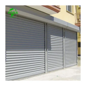wholesale prices aluminum steel industrial electric roller shutter garage door
