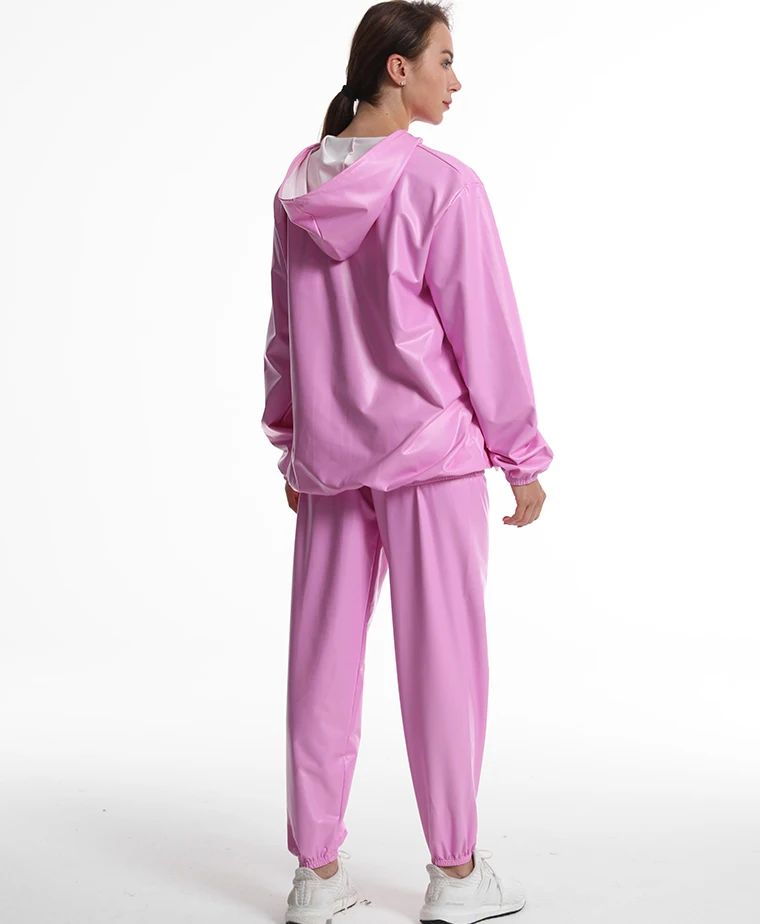 Hot Plus Size Sauna Jacket Suit Weight Loss For Men &women Sweat Long