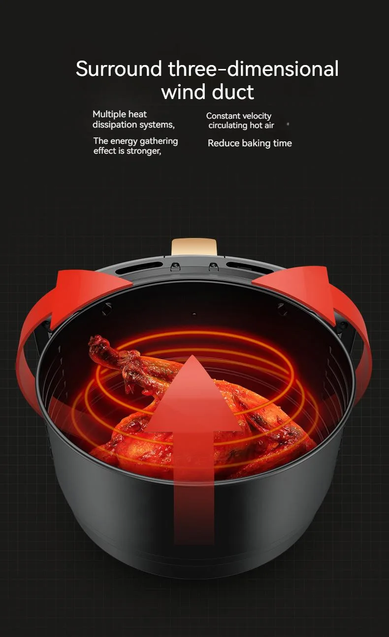 Wholesale China air fryer machine square 6l 12l  de 8l premium familiales smart ovens air fryer