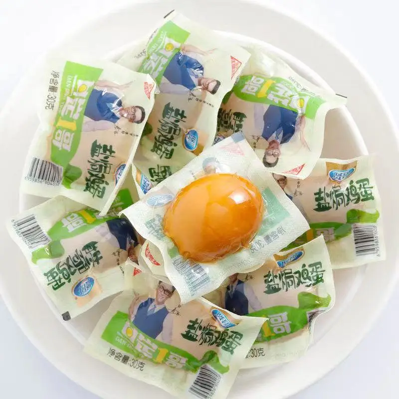 
Individually packaged eggs 30 grams of each integrated hard-boiled egg Office snacks 
