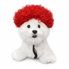 Peluca Afro Roja para Perros 40g