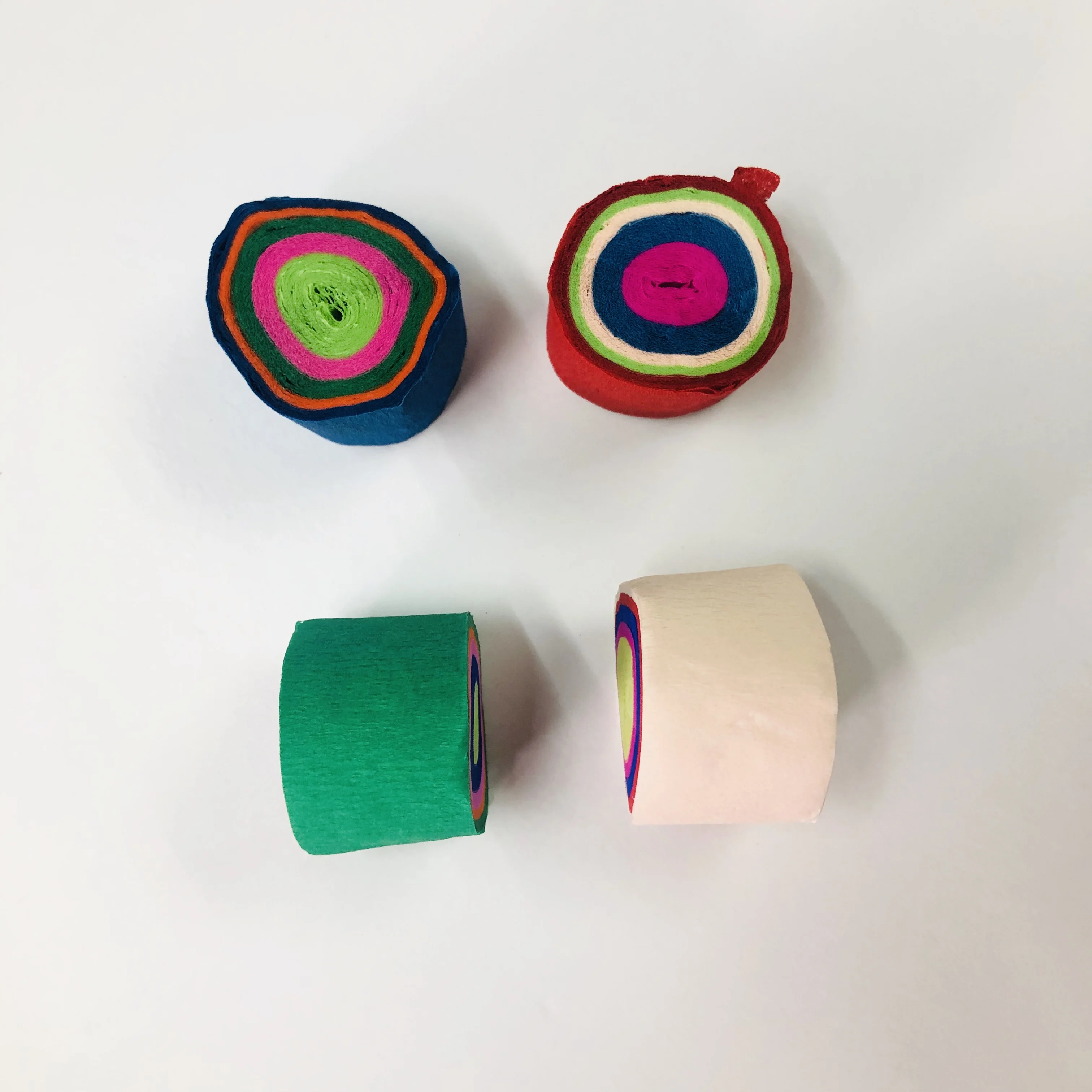 Throwing Ribbon Crepe Paper Roll Colors Wrapping Crepe Paper Streamers High Strength Custom Crepe Paper Flowers