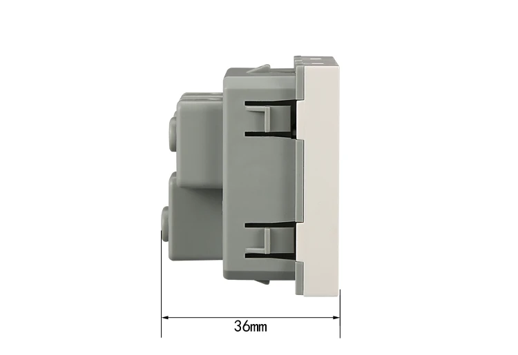 Factory direct sale of high quality 45*45mm module UK power socket 13A household socket