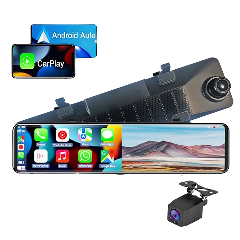 Carplay Dash Camera Dvr Android Auto Support 4K H.265 1080P