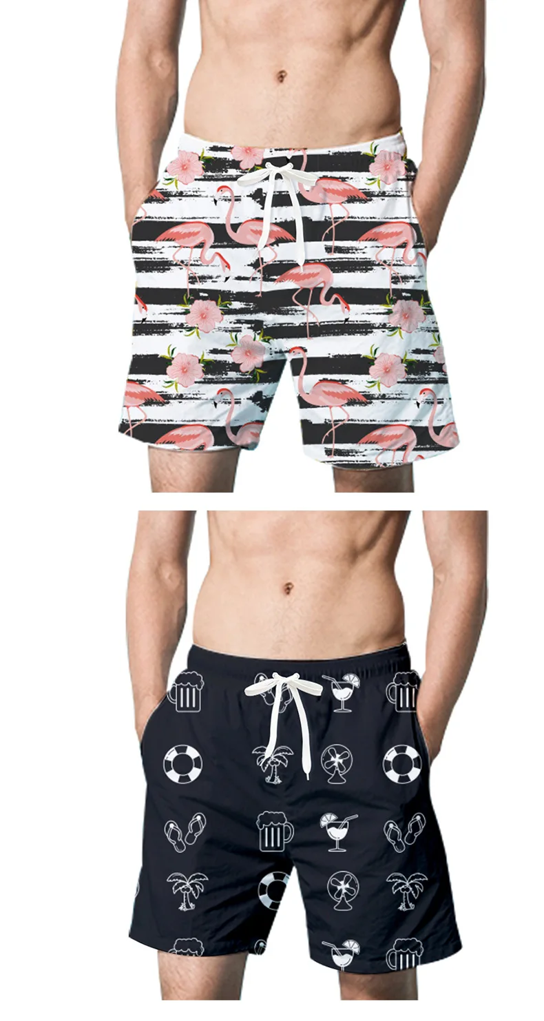 Quick Dry Swim Shorts Lining Swimwear Bathing Suits Men Swim Trunks with Mesh31_voghion.com