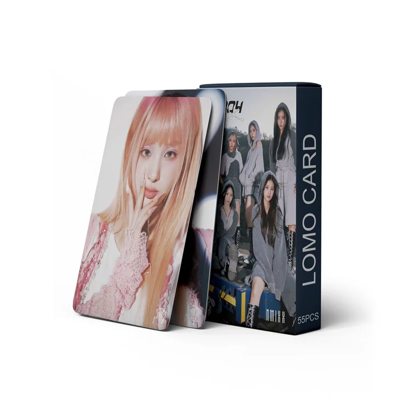 55pcs/set KPOP NMIXX 2nd EP Fe3o4 Photocards - Festive Gifts