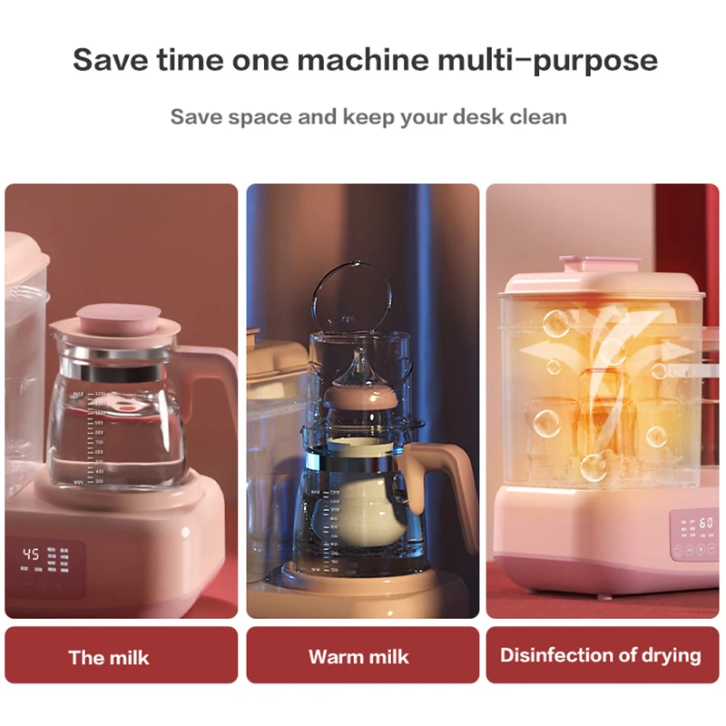 Bottle DisinfectNew Design Three in One Multifunctional Baby Milk Milk Modulator Constan aperçu 3
