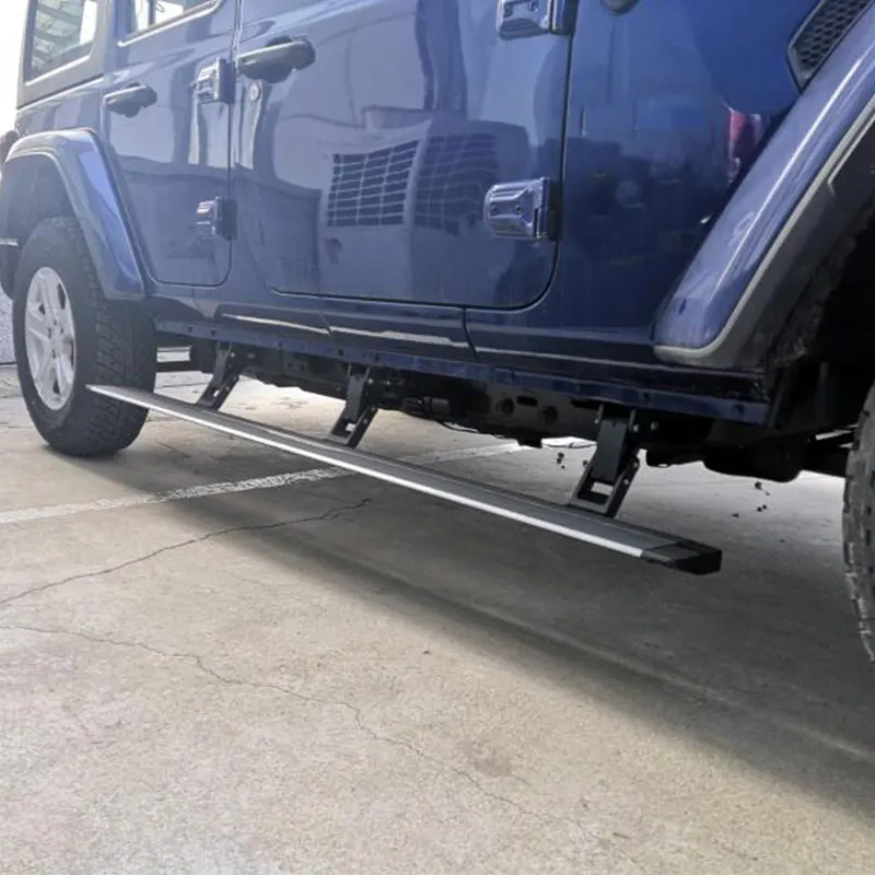 New Model Aluminum Alloy Automatic Electric Power Side Step Running Board  For Jeep Wrangler Jk Jl 2018+ 2020 - Buy Side Step Running Board For Jeep,Side  Step For Jeep Jl,Running Board For