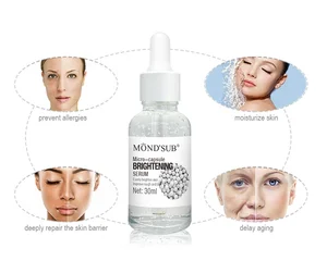 Private Label Micro-Capsule Brightening Serum Anti-Aging Anti-Wrinkle Firming Lightening Skin Care Face Liquid Formula