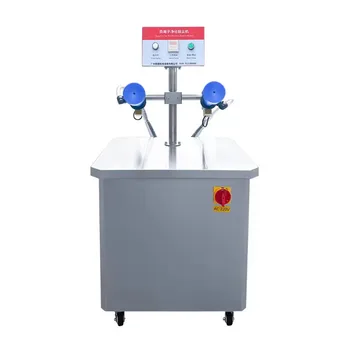 2024 NEW Semi automatic plastic glass bottles cleaning machine air bottle washing machine double heads