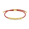 Red rope gold bracelet G3713