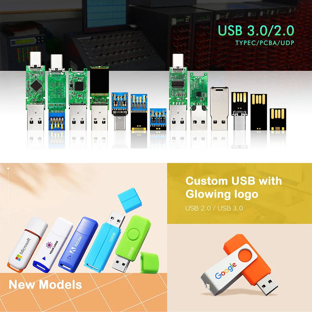 Metal Thumb Drive Udp Support Customized Usb Flash Drive  Flash Disk Pen Usb 2.0 Memory Flash Drive Keychains Pen Custom Usb