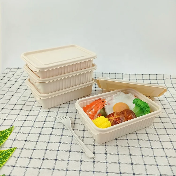 takeaway degradable lunch box biodegradable cornstarch