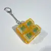 4 clés forme carrée jaune