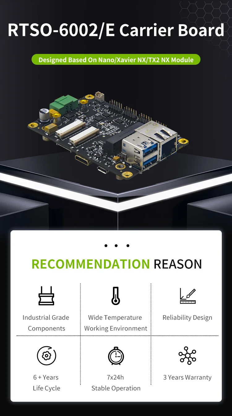 Joy Rtso Jetson NANO RTSO-6002 V1.2 Carrier Board for Development