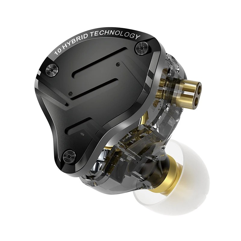KZ ZS10 PRO X ハイブリッドタイプの耳栓型イヤフォン 29Ω 112dB