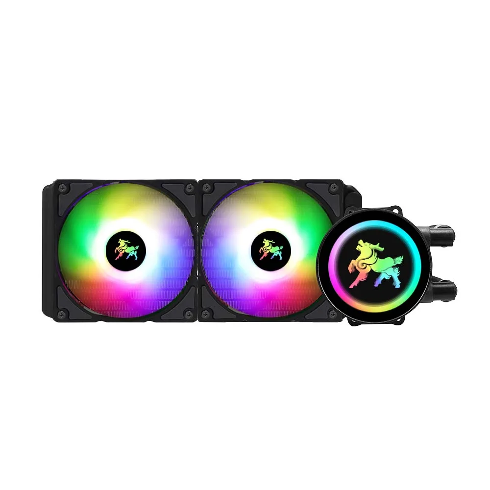 Factory 240mm Computer Gaming CPU Liquid Cooling Heatsink Argb Pwm Fans Water 12V Pump Cooler for Game Pc