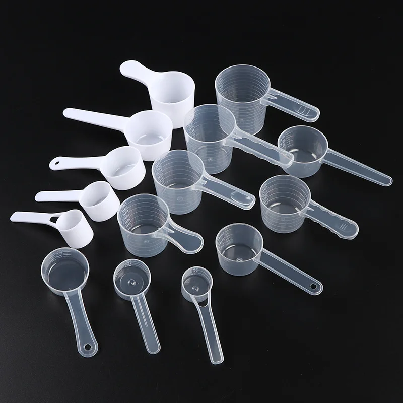 5g/10cc Measuring Spoon for Powder Liquid Medicinal Salt Plastic Measuring  Spoons 10ml Hot Sale