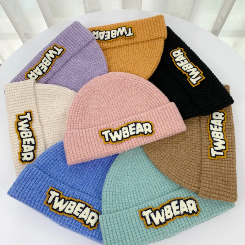 Vintage Custom Beanie Manufacturer Multi Color Embroidered Mens Knit
