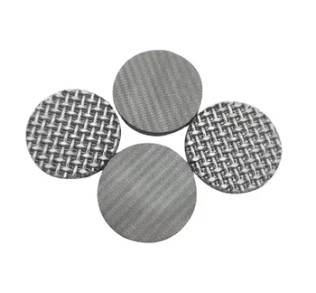 stainless steel wire mesh sintered filter disc screen pack filter mesh