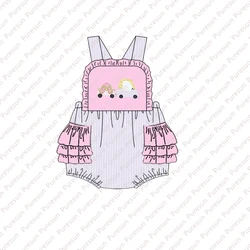 2021 Новое поступление вязаный хлопковый seersucker вырезанный кролик пузырь для маленьких девочек на Пасхальный