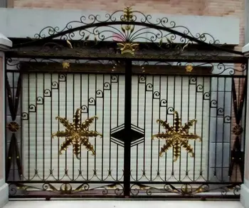 Wrought iron gate    forged luxury gate