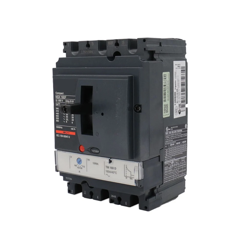 Fireproof Nsx Circuit Breaker IEC Standard Price List Mccb Products Nsx 160 Amp 3 Phase 4Phase