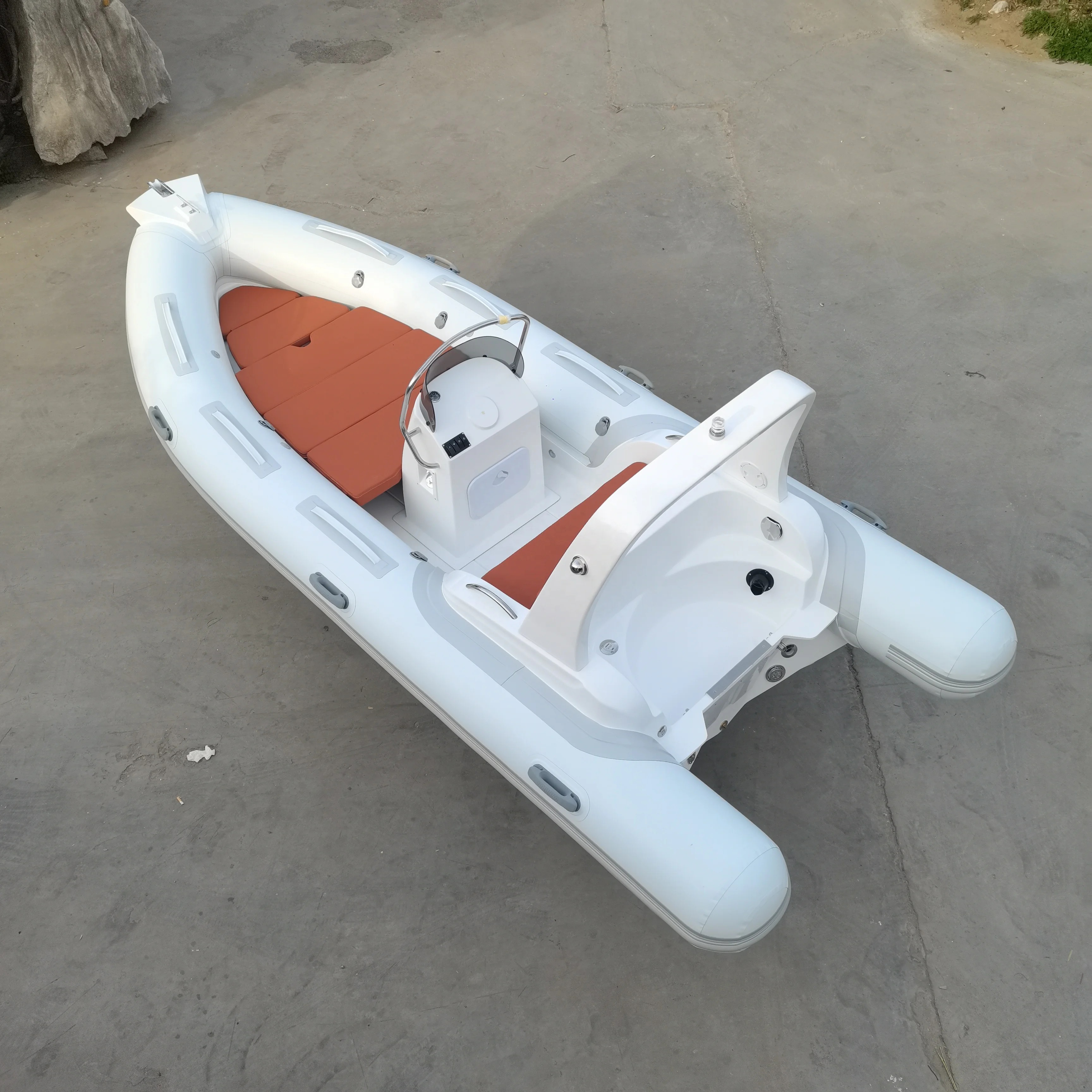 RIB540 DEEP V корпус из стекловолокна ребро лодка для продажи