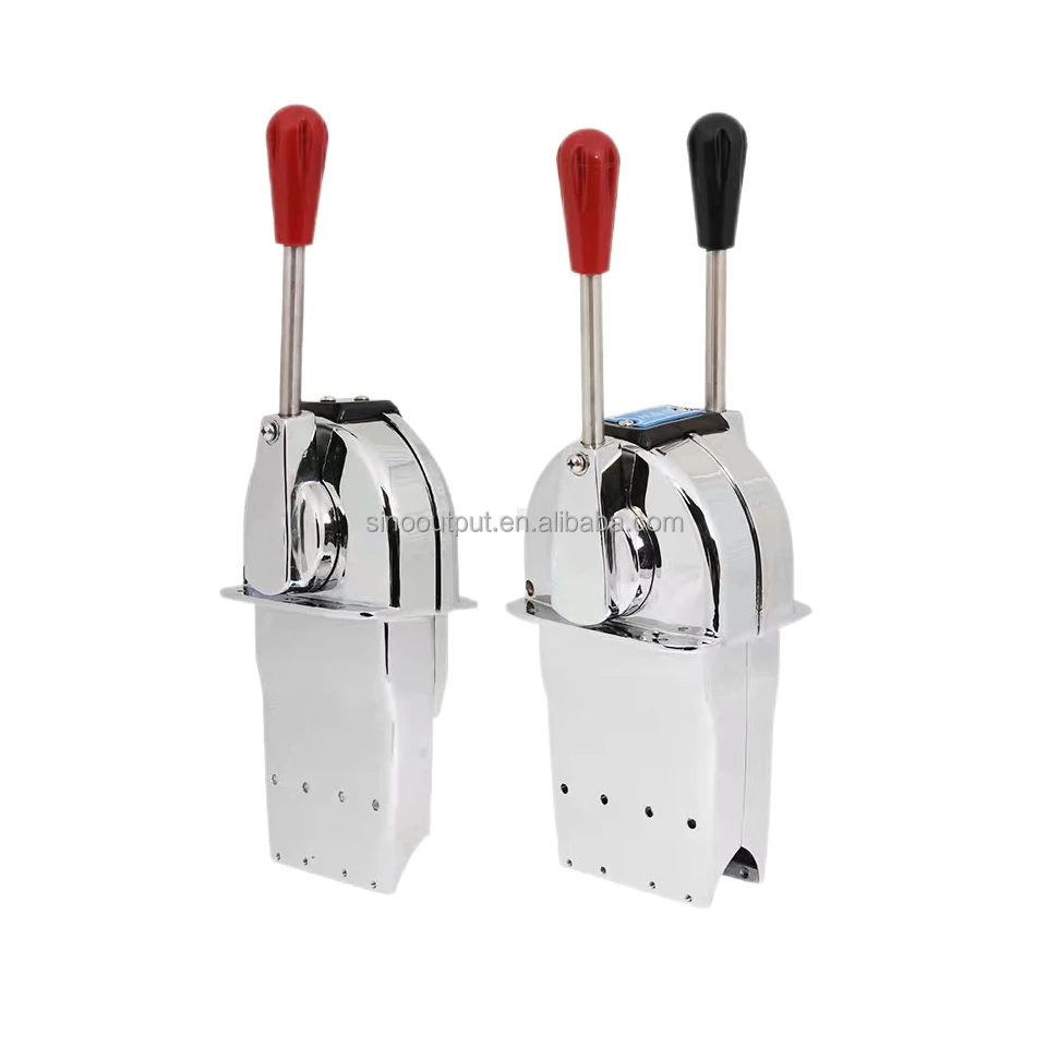 Different Type of Marine Control Lever Manual Control for Single and ...