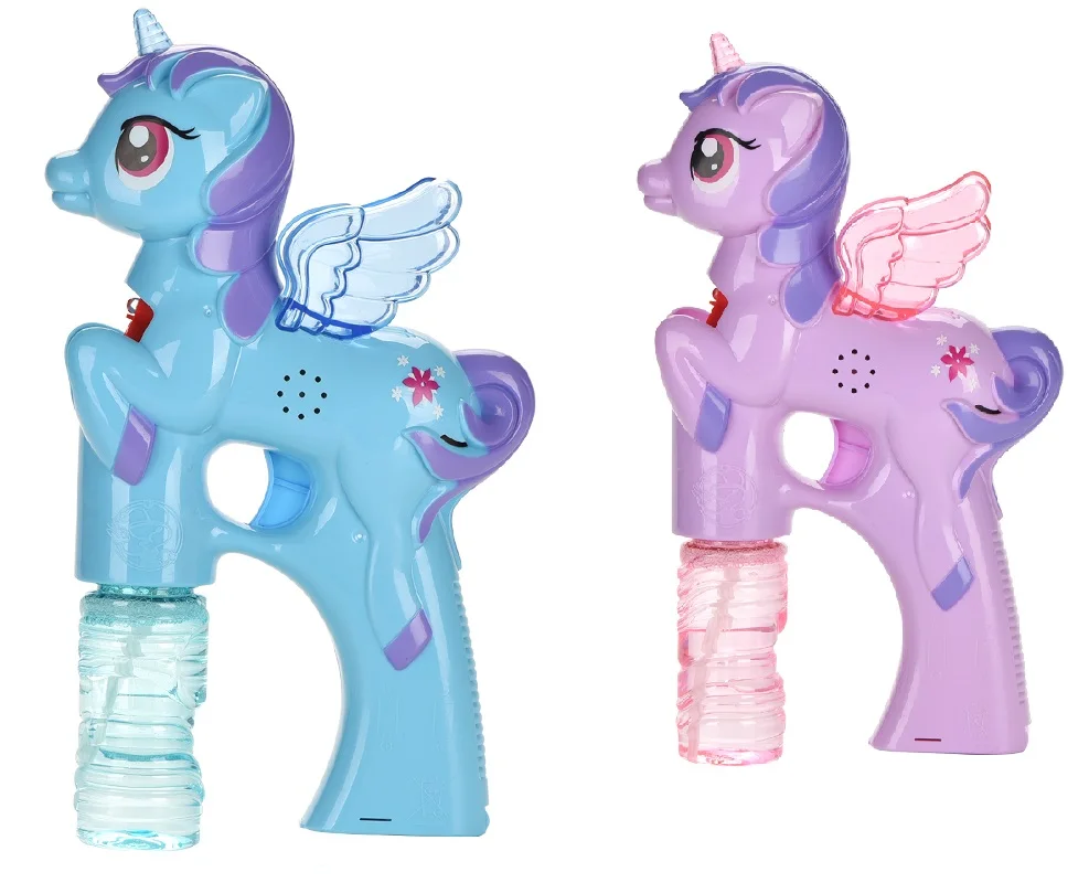 Пузырьковый пистолет с животными Волшебная машинка со светом и звуком электрическая для принцессы игрушки мальчиков девочек детей