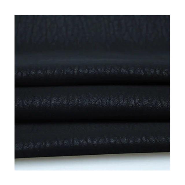 Eco-Friendly Recycled Softness 0.7MM Stretch Litchi Grain Artificial PVC Rexine PU Faux Leather