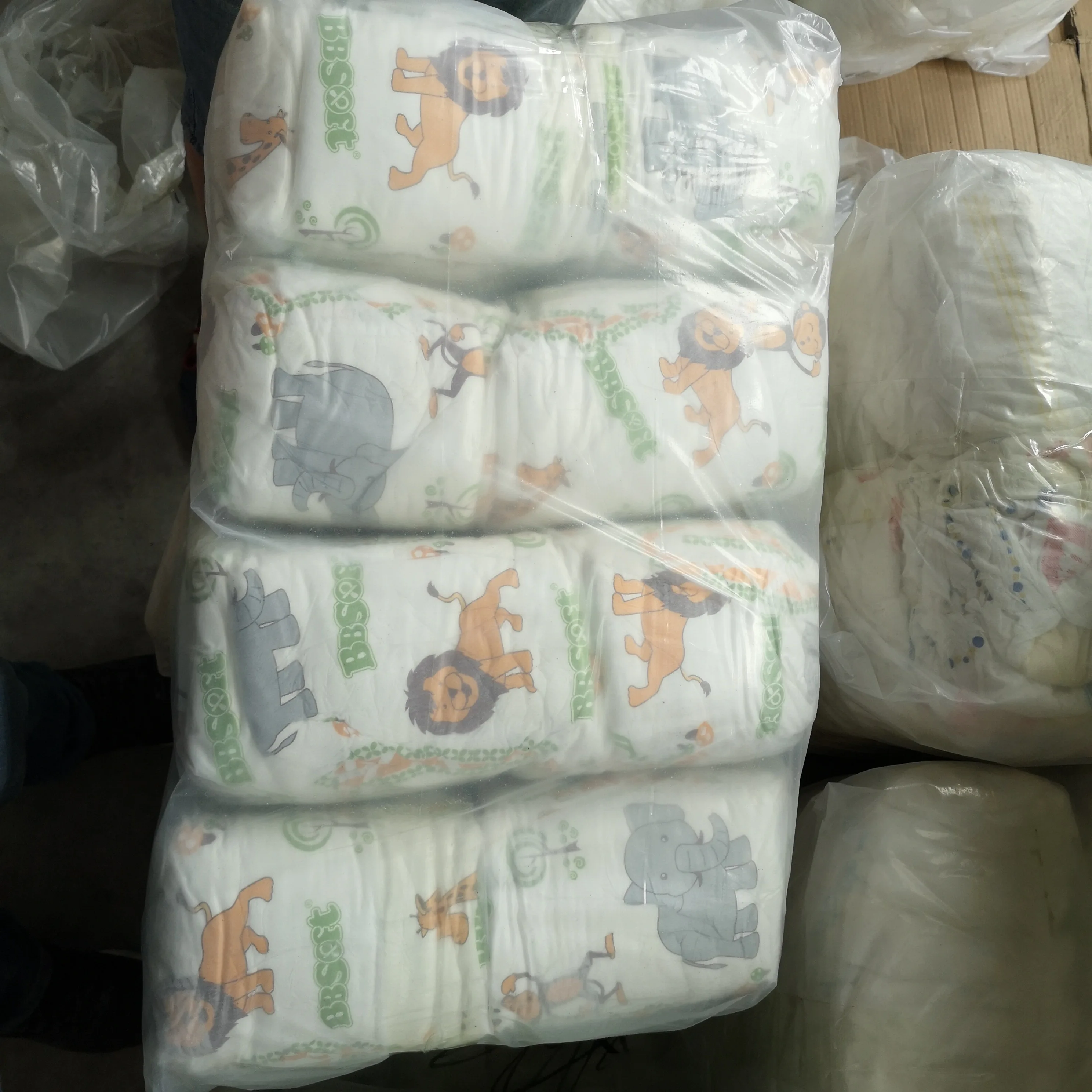 Wholesale Factory Rejected Grade B Diapers/nappies Baby Diapers Stock ...