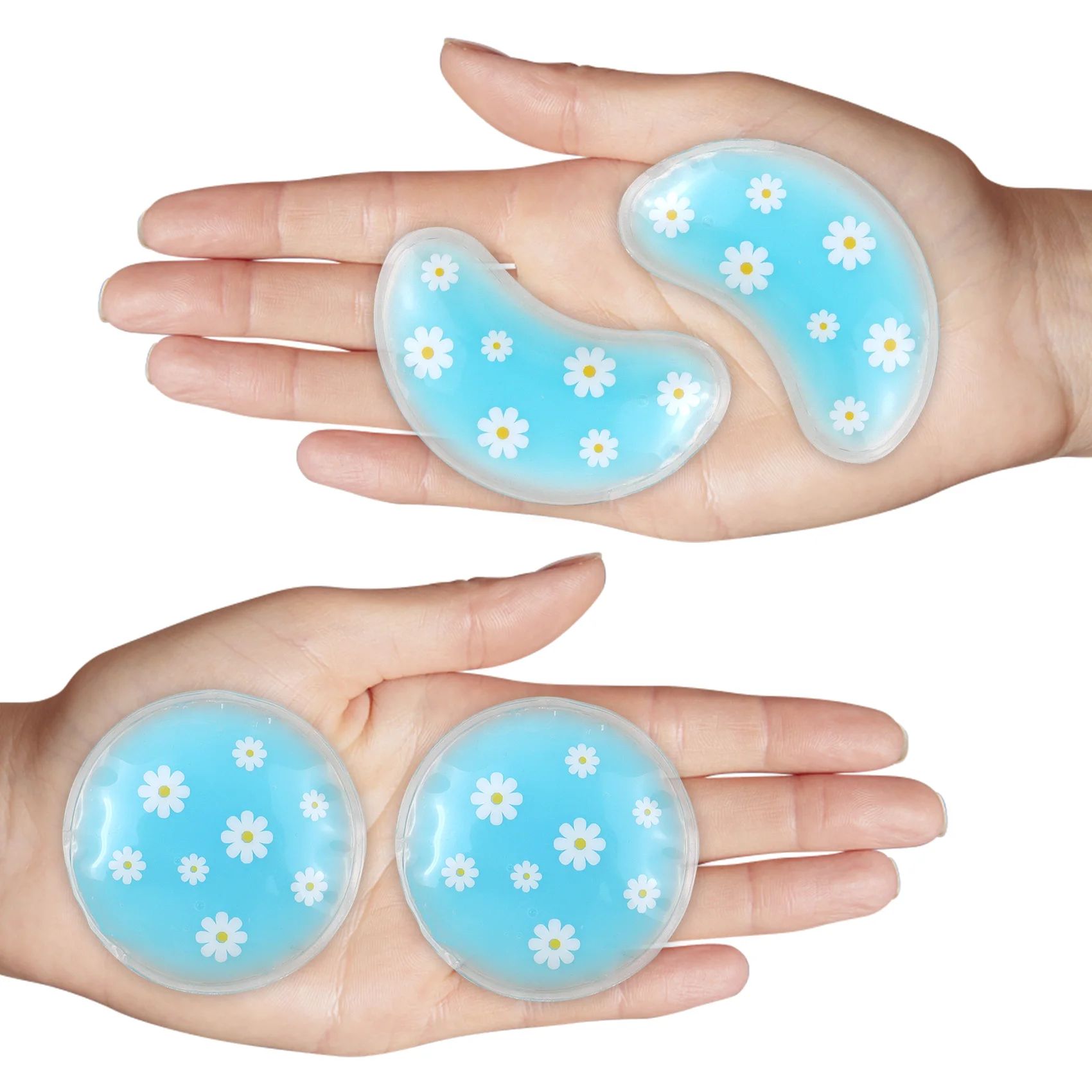 Reusable Cooling Gel Eye Ice Pack Comfortable Eye Pad for Relief From Eye Strain and Swelling