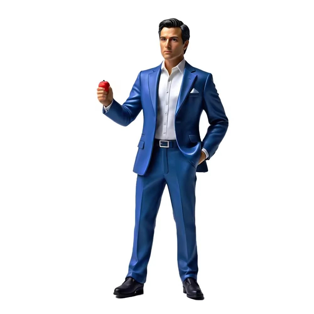 Custom Realistic Modern Statutte Resin 3D Man Figurine Miniature People Figurine Polyresin People Action Figurine for Kids Craft
