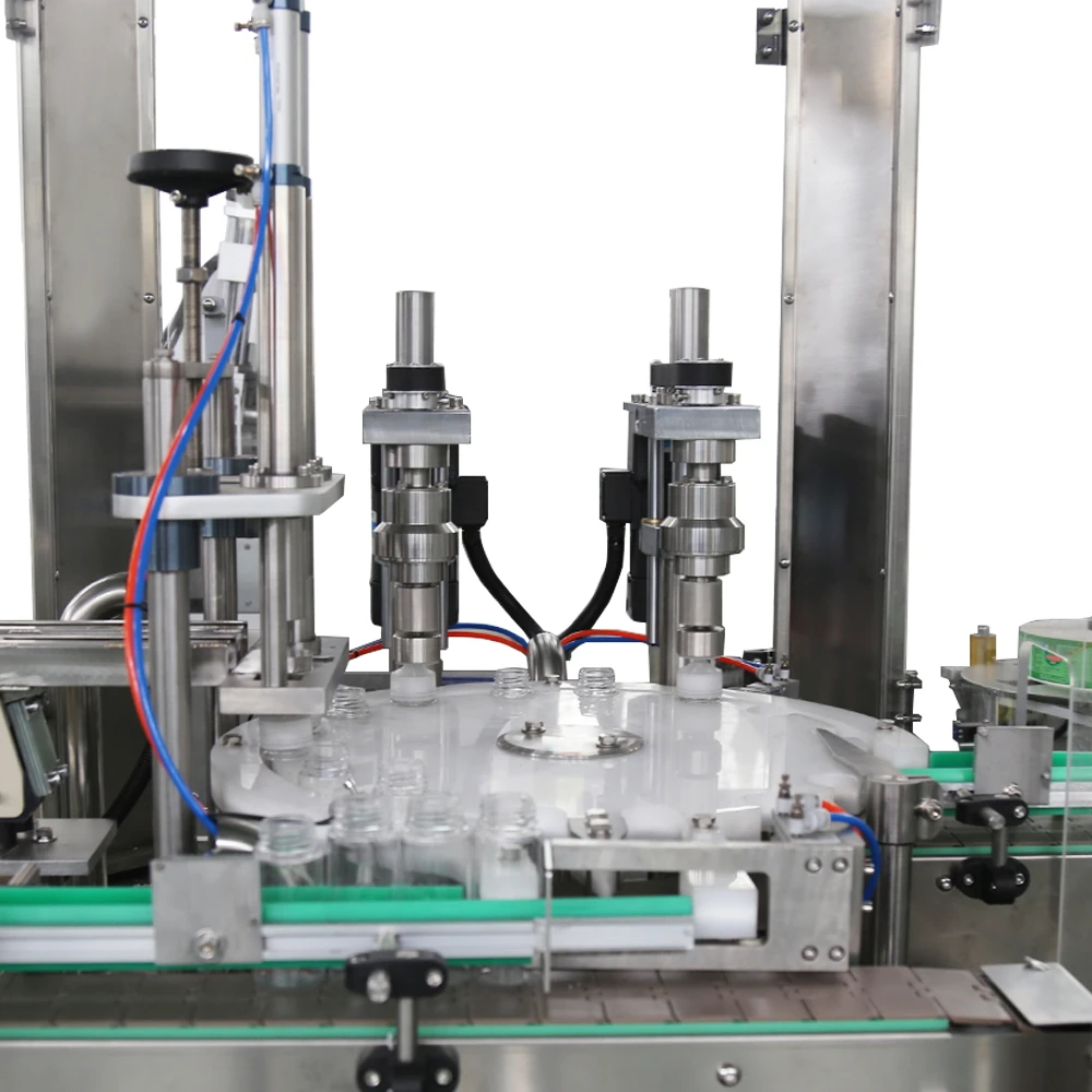 Factory Price Automatic Mini Small PET  Bottle Liquid Filling Sealing Machine for Cylindrical Vial Vegetable Glycerin factory