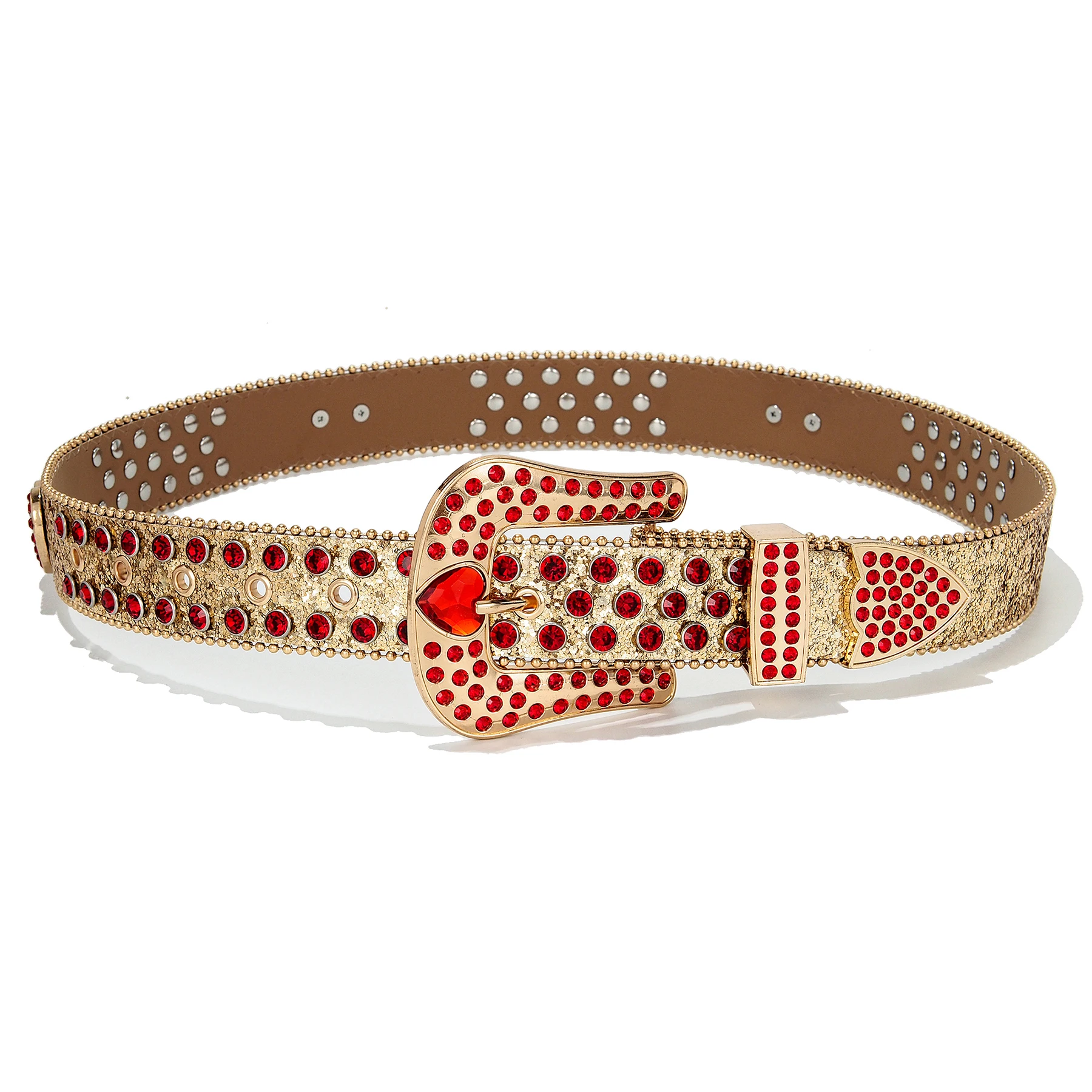 Luxury BB Simon Inspired Rhinestone Belt for Men Women Jeans 