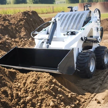 Small Agricultural Mini Skid Steer Loader with EPA Engine Crawler Loader Featuring Core Components Engine Pump Gearbox